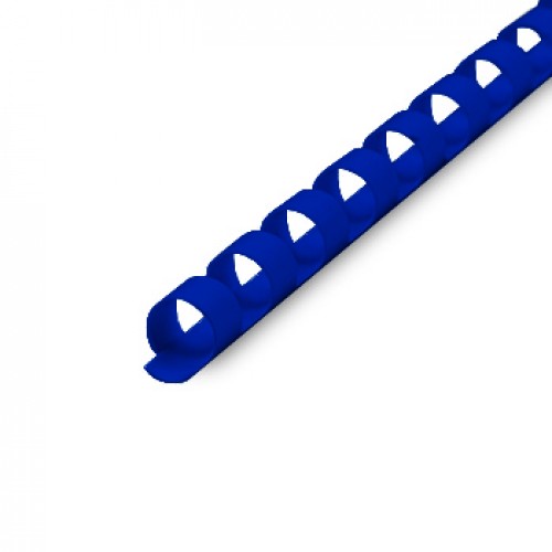 Argolas PVC Encadernar 06mm Azul 20 Folhas 100un