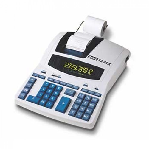 Calculadora Secretária Ibico 1231X 12 Dígitos c/ Fita