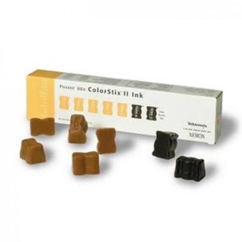 Color Stick Xerox 016190501 Amarelo 5un + Preto 2un