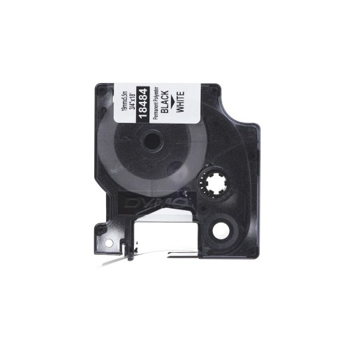 Fita Gravação Dymo 19mmx5,5m Preto/Branco (18484)