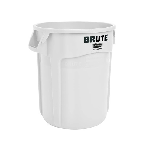 Contentor 38L Plástico Redondo Brute s/Tampa Branco