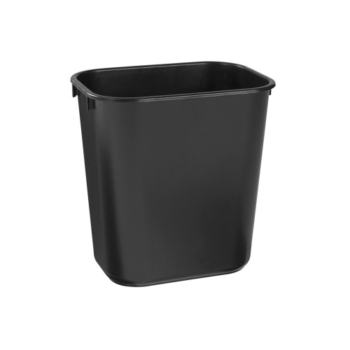 Contentor 26,6L Plástico s/Tampa Basculante Preto