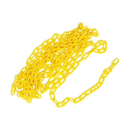 Corrente de Plastico Amarelo para Cone Seguranca