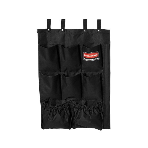 Organizador 9 bolsas para carro de limpeza Preto