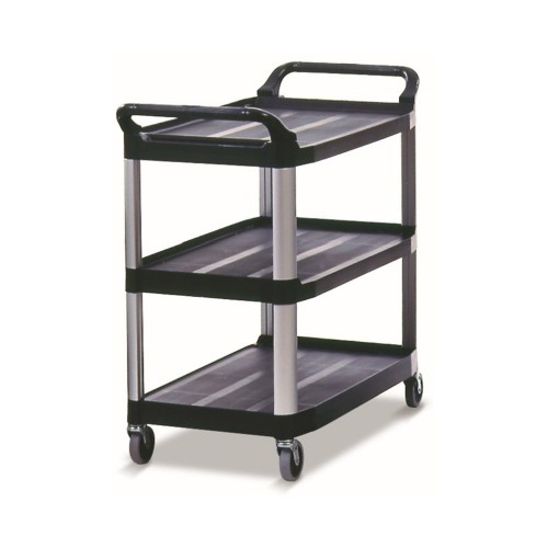 Carro Servico X-Tra 103x51x96cm 3 Niveis Preto