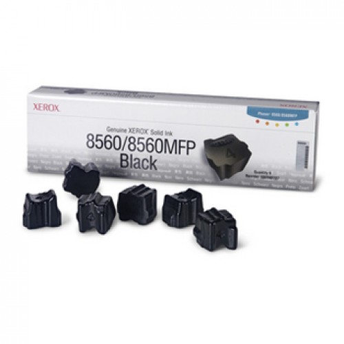 Pack Tinta Sólida Xerox Preto 108R00727 6un