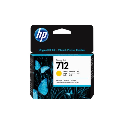Tinteiro HP 712 Amarelo 3ED69A 29ml