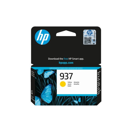 Tinteiro HP 937 Amarelo 4S6W4N 800 Pág.