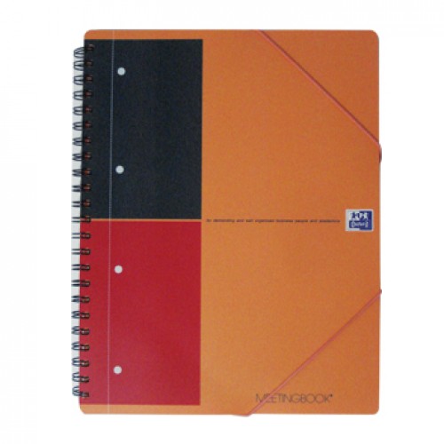 Caderno Espiral A4 Pautado Oxford Meeting Book Laranja 1un