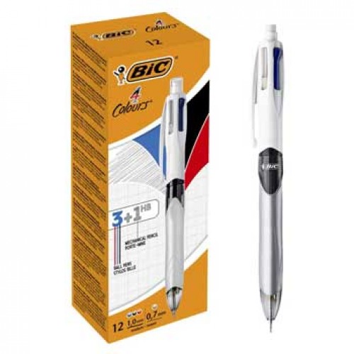 Esferográfica (3 Cores+Lapiseira) BIC 1mm -1un