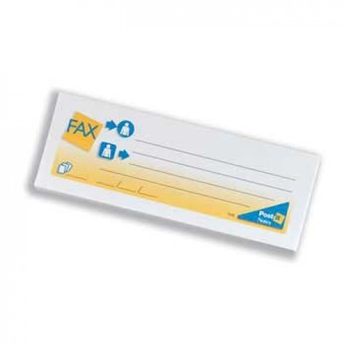 Post-it Mensagem Fax Pequeno 102x037mm Pack2