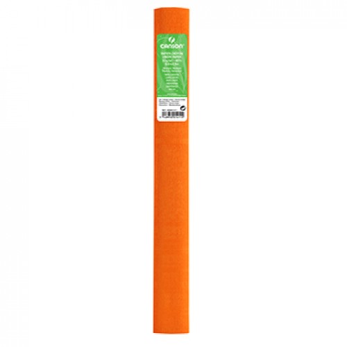 Papel Crepe Laranja 50x250cm Canson Rolo