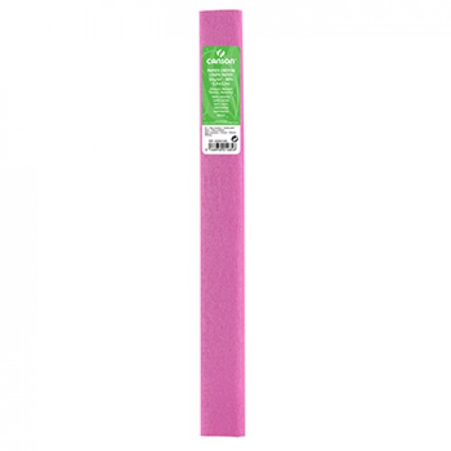 Papel Crepe Rosa 50x250cm Canson Rolo