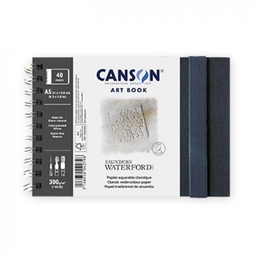 Caderno Canson Artbook Saunders Waterford A5 300g 40Fls