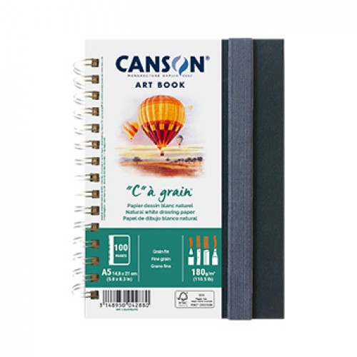 Caderno Canson Artbook C à Grain A5 180g 100Fls