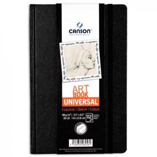 Caderno Canson Artbook Universal Fino A4 96g 112Fls