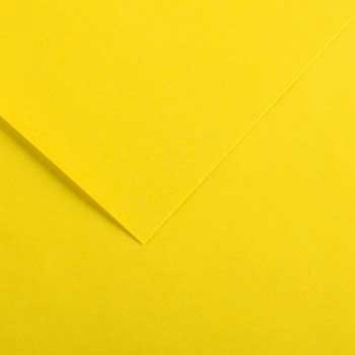 Cartolina 50x65cm Amarelo Canário 185g 1 Folha Canson
