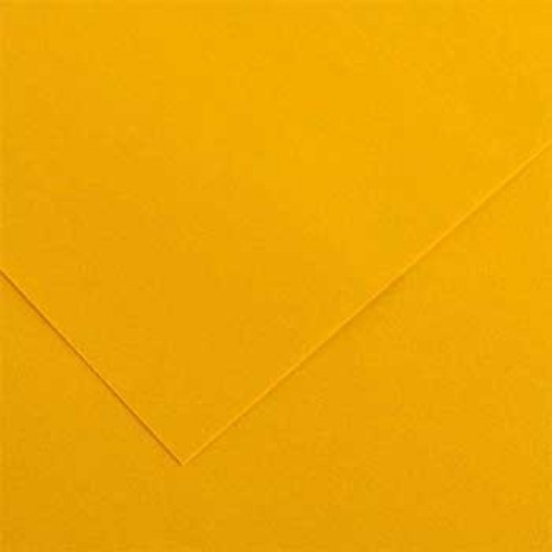 Cartolina 50x65cm Amarelo Torrado 185g 1 Folha Canson