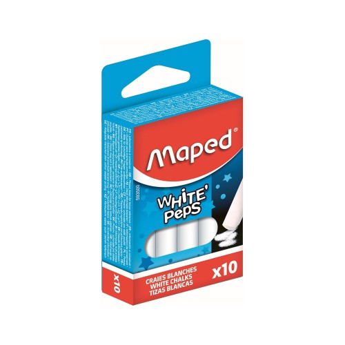 Giz Branco Maped Cx 10un