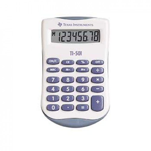 Calculadora Secretária Texas TI 501 8 Dígitos