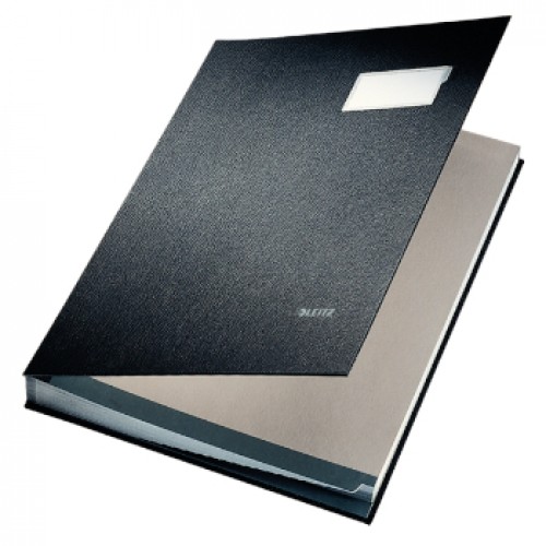 Pasta Assinaturas Leitz 5700 20 Divisoes  Preto