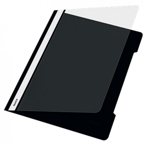 Classificador Capa Transparente Preto Leitz 4191 25un