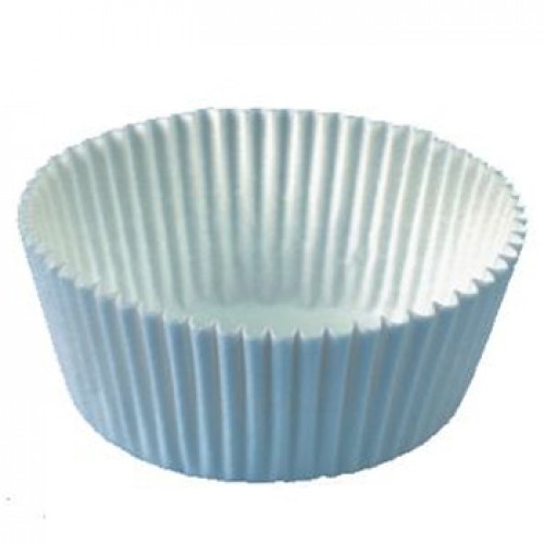 Forma Alimentar Redonda Papel 5cm Branco 50un