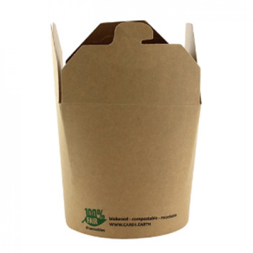 Caixa Cartolina Kraft 9,6x10x8,8cm (Massas) 760ml 25un
