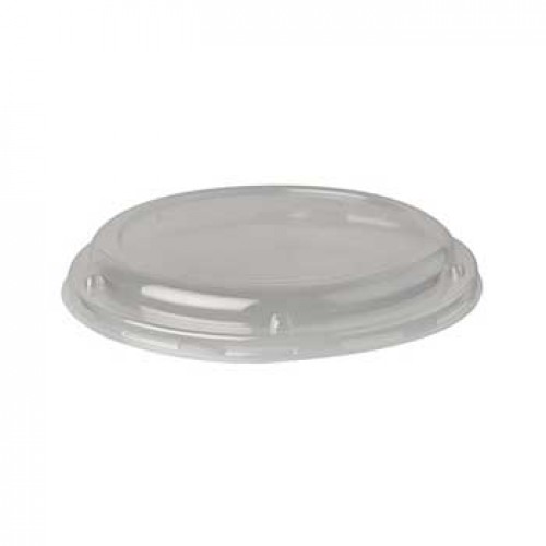 Tampas Ø18,1cm Saladeiras Redondas PLA Transparente 50un