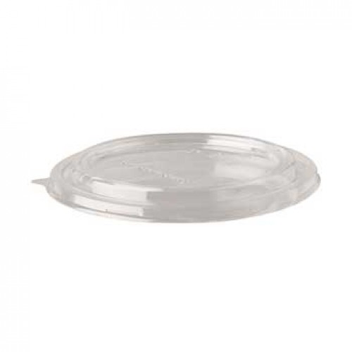 Tampas Ø15cm Saladeiras Redondas PLA Transparente 50un