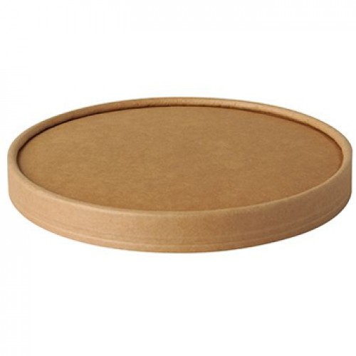 Tampa Ø15cm Cartão Saladeiras Redonda Kraft 50un