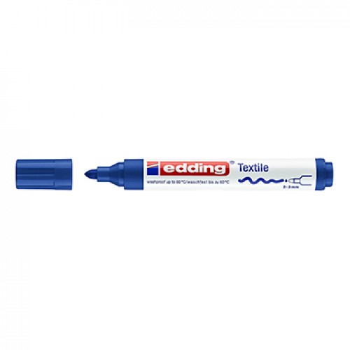 Marcador Tecidos Edding 4500 2-3mm Azul 1un