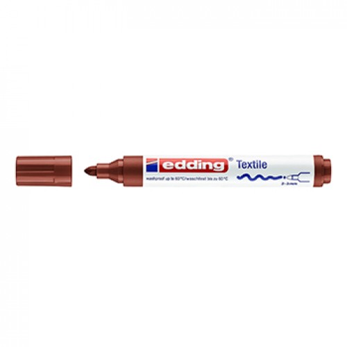 Marcador Tecidos Edding 4500 2-3mm Castanho 1un