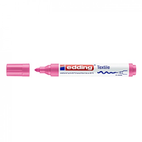 Marcador Tecidos Edding 4500 2-3mm Rosa 1un