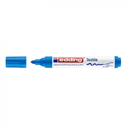 Marcador Tecidos Edding 4500 2-3mm Azul Claro 1un