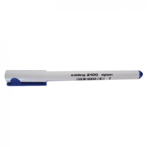 Marcador Fino Edding 2100 0,3mm Azul 1un