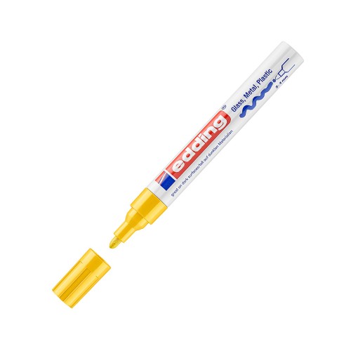 Marcador Grosso Edding 750 2-4mm Amarelo 1un