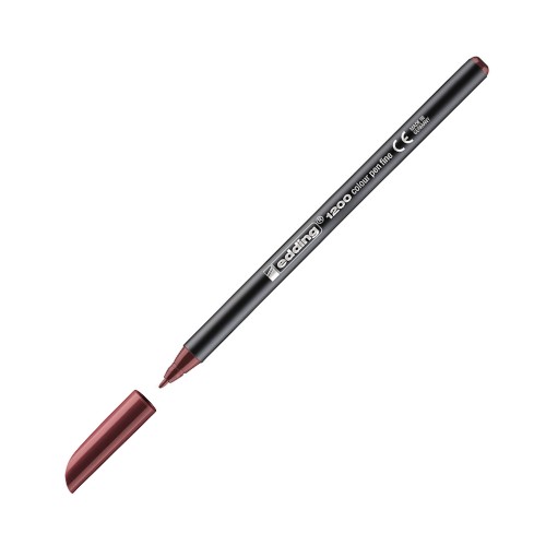 Marcador Médio Edding 1200 1mm Bordeaux 1un