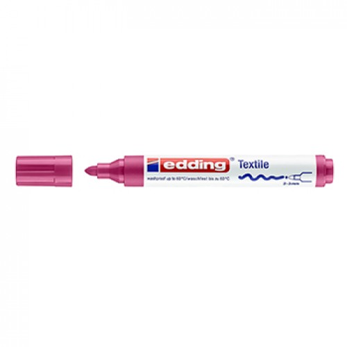 Marcador Tecidos Edding 4500 2-3mm Carmim 1un