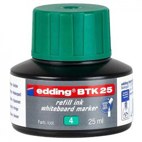 Recarga Marcador Quadros Brancos Edding BTK25 Verde 25ml 1un