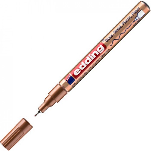 Marcador Permanente Fino Edding 780 0,8mm Cobre 1un