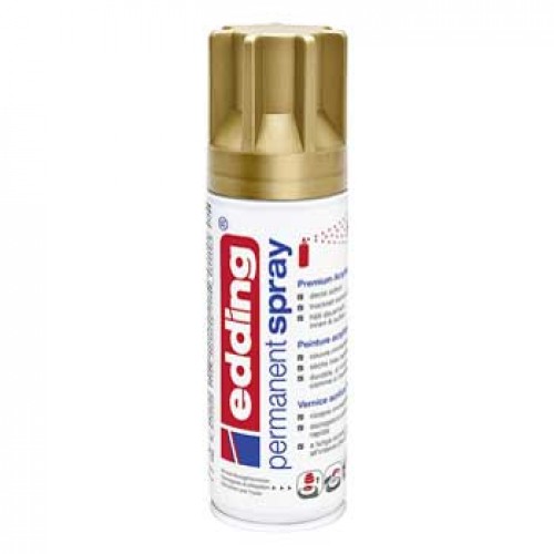 Tinta Acrílica Edding 5200 Spray 200ml Ouro Rico