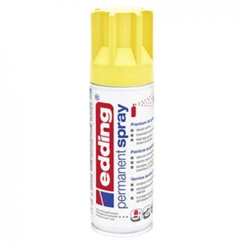 Tinta Acrílica Edding 5200 Spray 200ml Amarelo Trafego