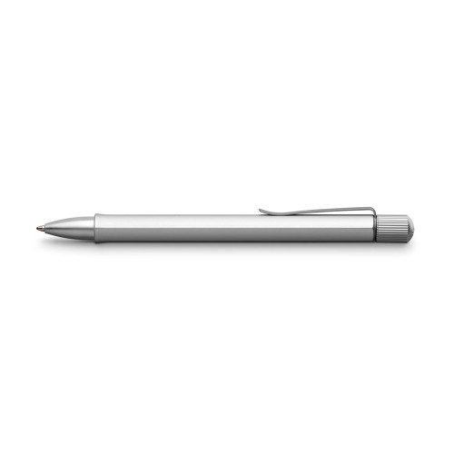 Esferográfica Hexo Faber-Castell Alumínio Prateado + Estojo