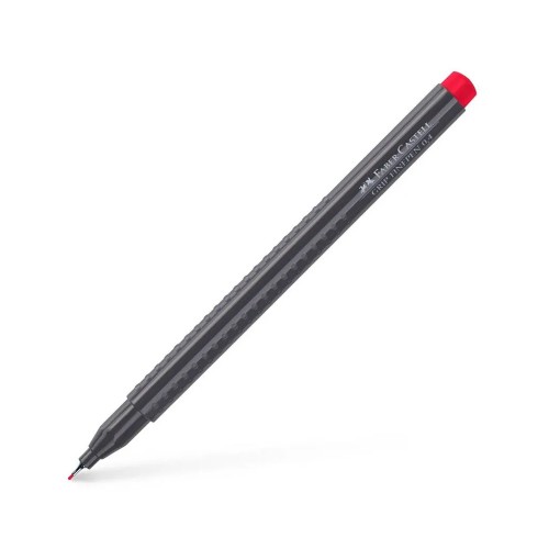 Marcador Fino Faber-Castell 0,4mm Carmim 1un