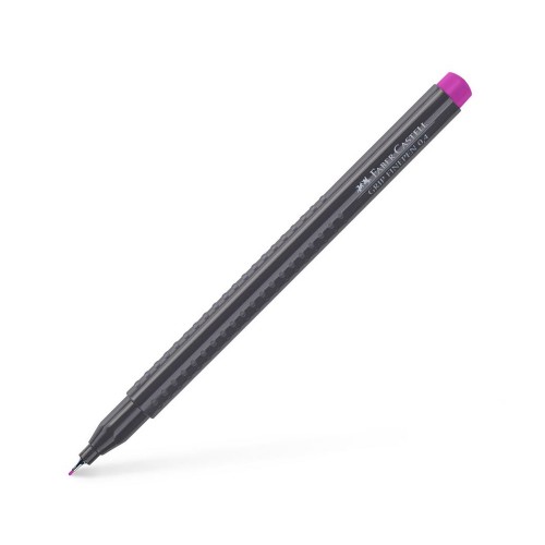 Marcador Fino Faber-Castell 0,4mm Carmesim 1un