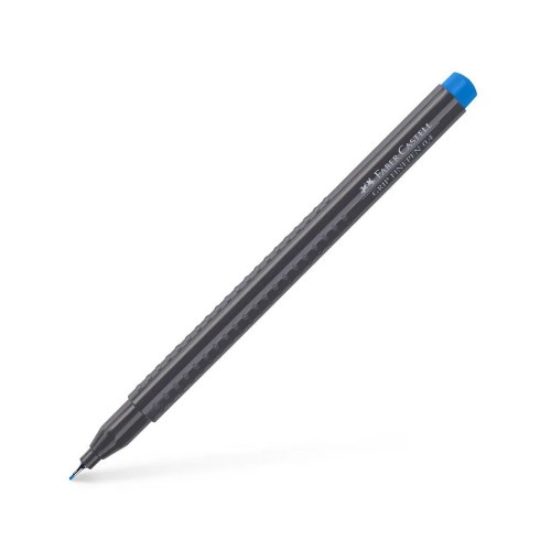 Marcador Fino Faber-Castell 0,4mm Azul Helio Avermelhado 1un