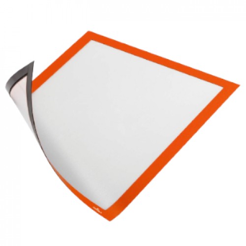 Moldura Magnética A4  Duraframe Laranja 4869-09 5un