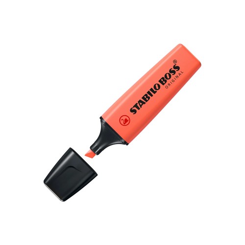 Marcador Fluorescente Stabilo 70/140 Coral Pastel 10un