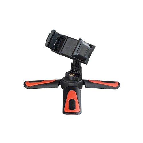 Tripé Smartphone Mini Preto/Vermelho